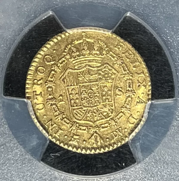 Spain 1787-M DV 1 Esc PCGS AU55 - Image 2