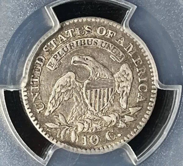 1821 10c Sm Date JR-10 PCGS XF40 - Image 2