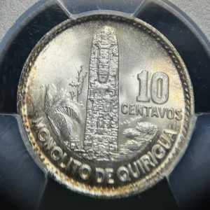 Guatemala 1964 10 Centavos PCGS MS68