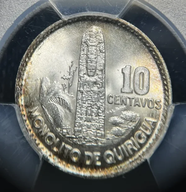 Guatemala 1964 10 Centavos PCGS MS68
