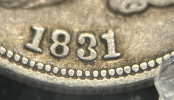 1831 10c PCGS VF30 JR-6 - Image 4