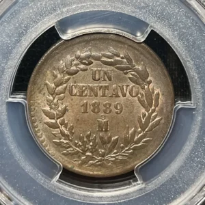 Mexico 1889 1 Centavo PCGS MS63BN