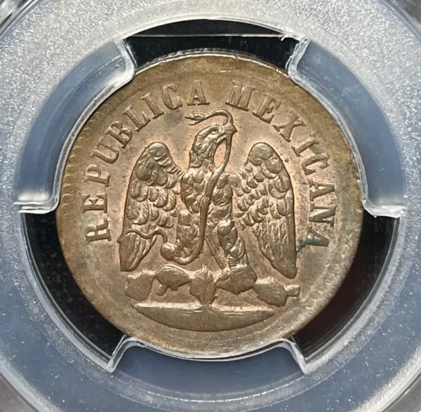Mexico 1889 1 Centavo PCGS MS63BN - Image 2