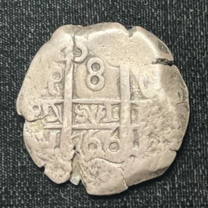 Bolivia  1766 Potosi V/Y 8 Reales XF+