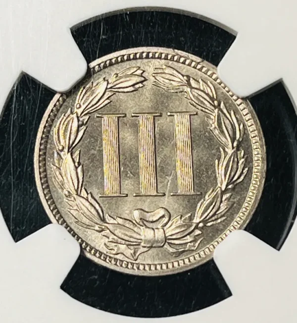 1889 3CN NGC PF66 Cameo, CAC Approved - Image 2